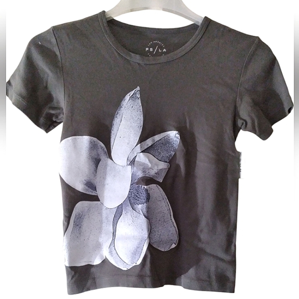 Pacsun Gray Floral Top Size XS